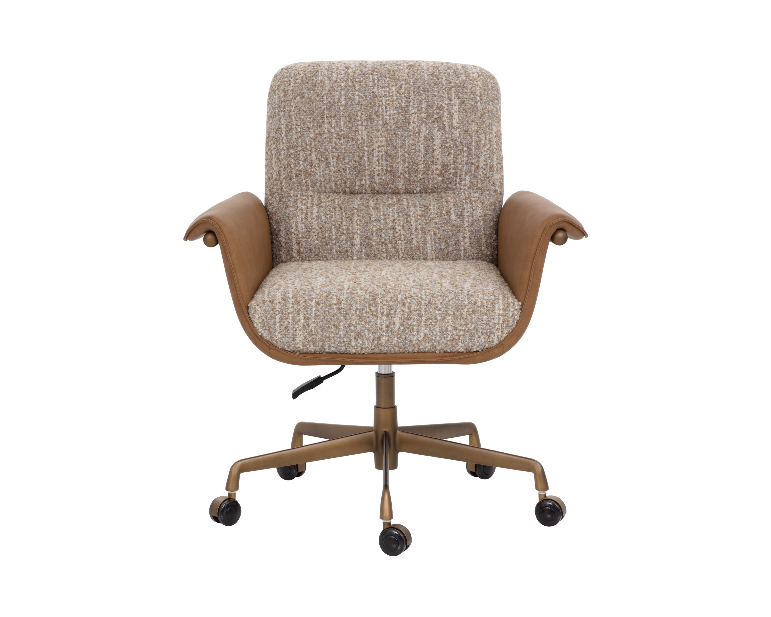 Lomax Office Chair - Holden Dusty Greige / Milliken Cognac