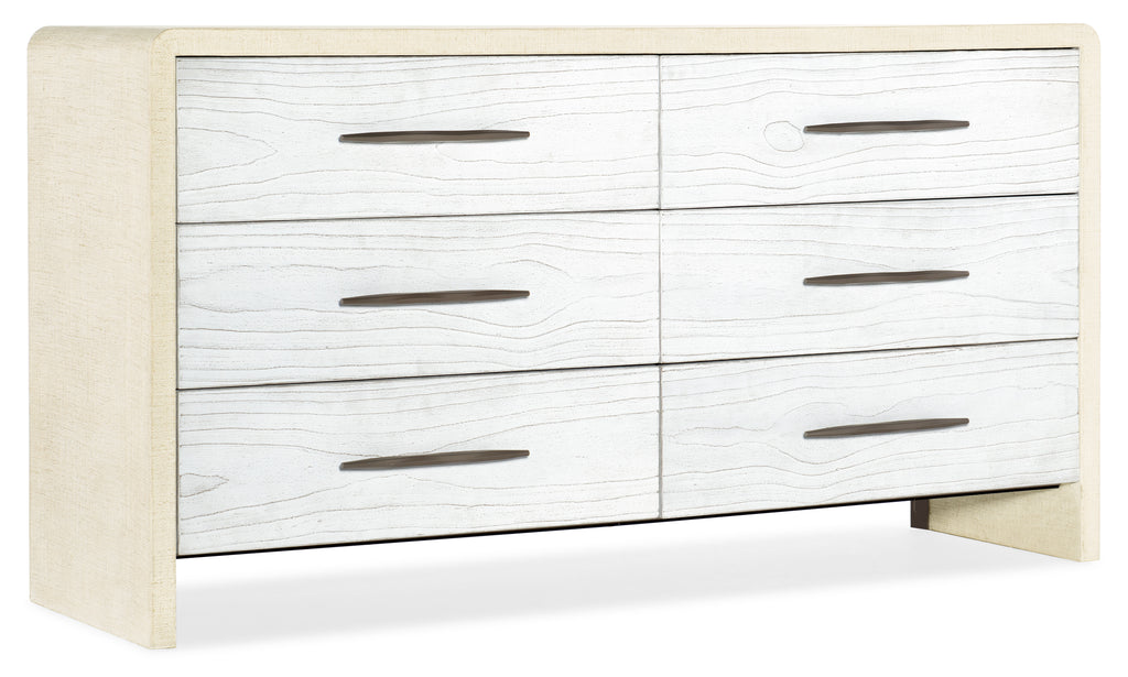 Cascade Six-Drawer Dresser | Serene Two-Tone