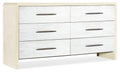 Cascade Six-Drawer Dresser | Serene Two-Tone
