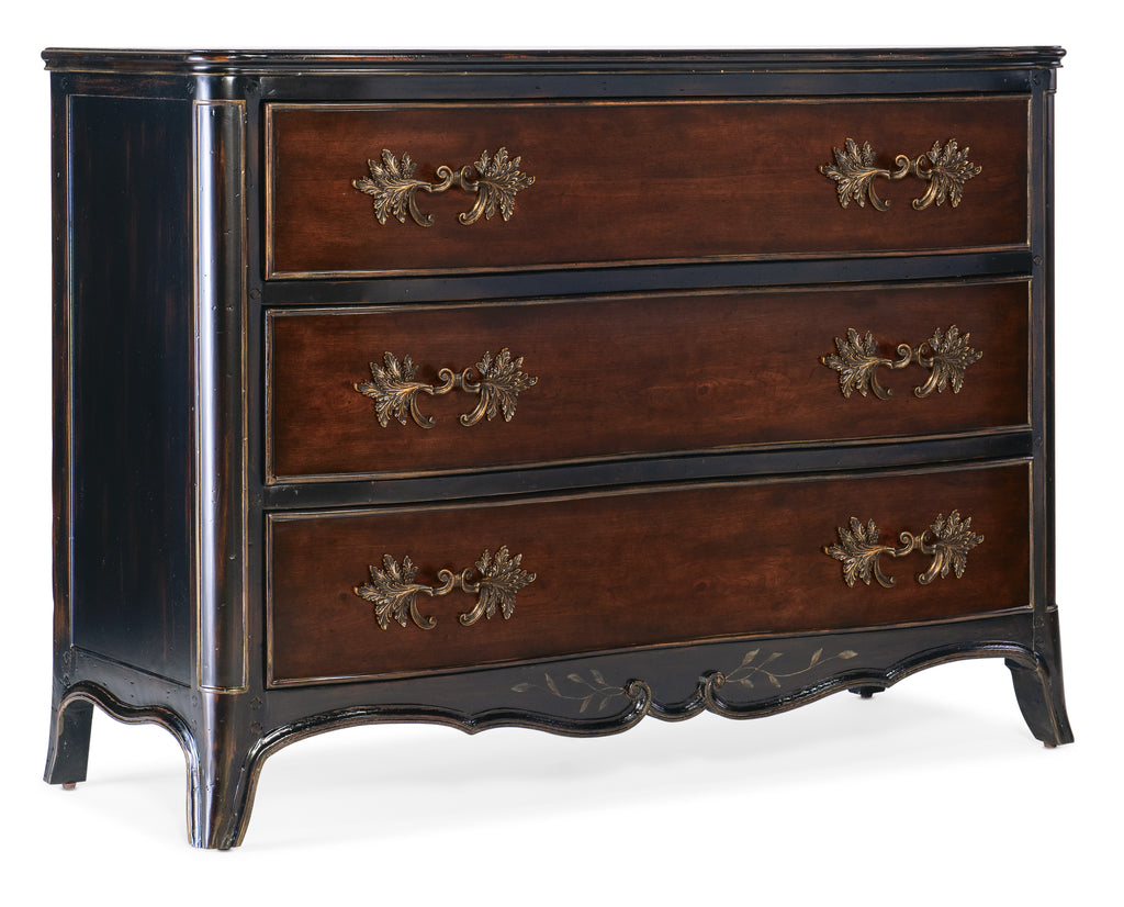 Charleston Three-Drawer Accent Chest | Antique Bronze