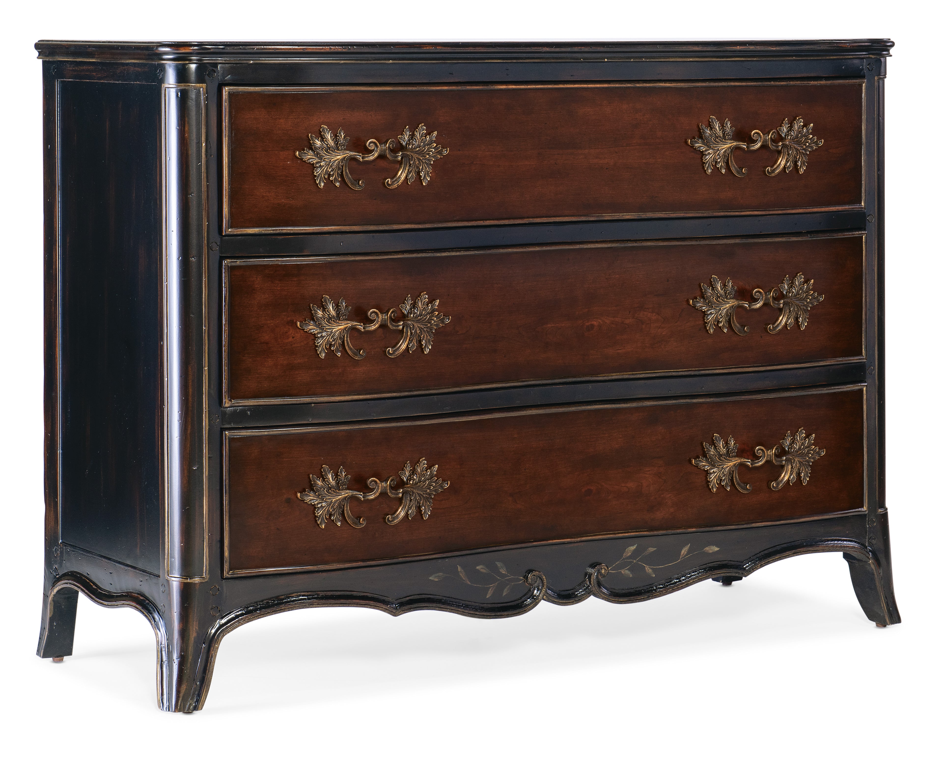 Charleston Three-Drawer Accent Chest | Antique Bronze