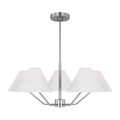 Burke Medium Chandelier Brushed Steel