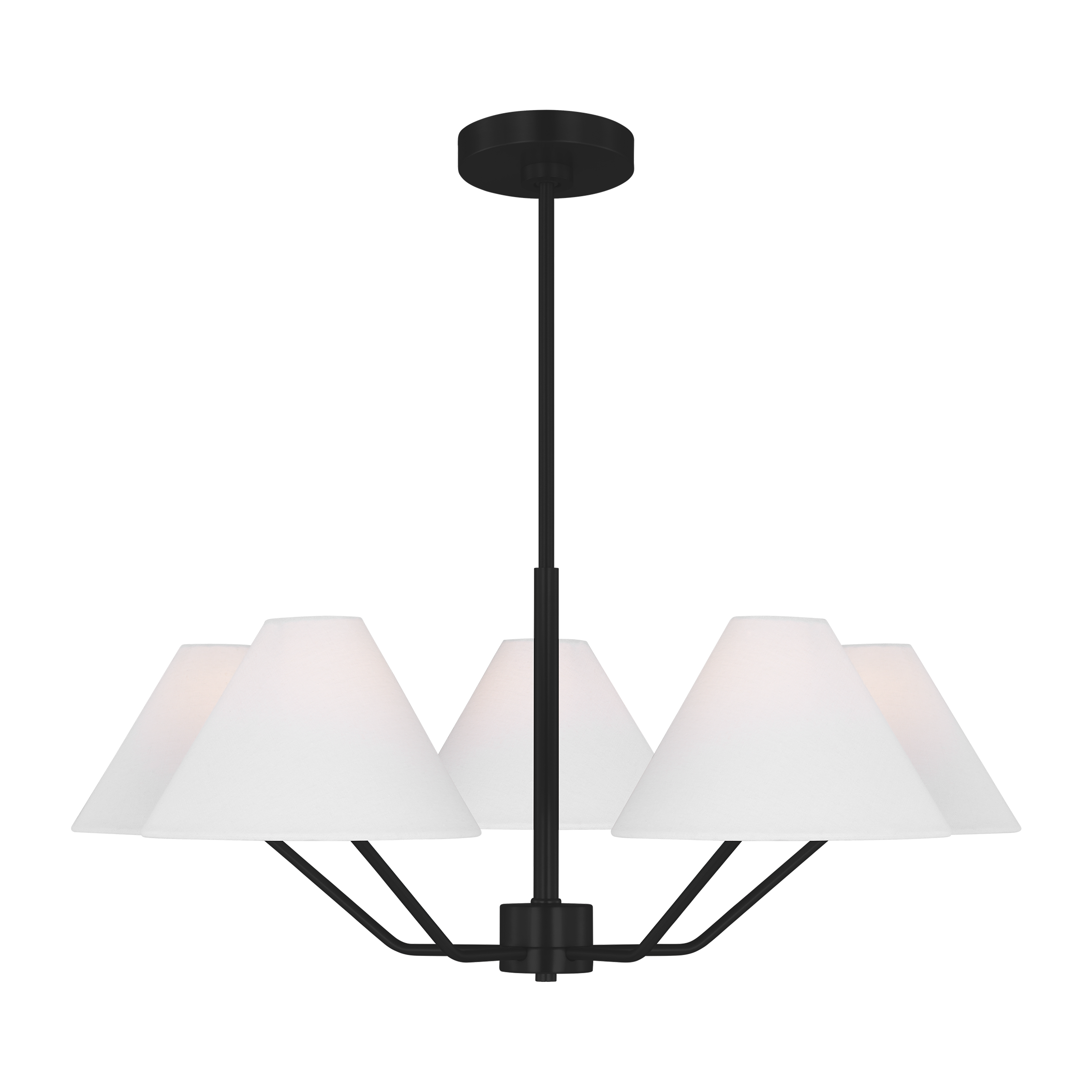 Burke Medium Chandelier Midnight Black