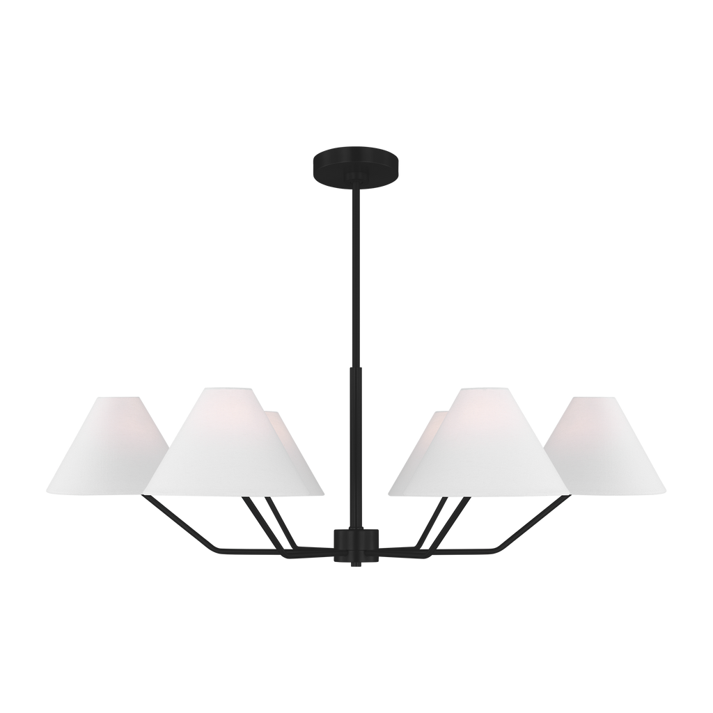 Burke Large Chandelier Midnight Black