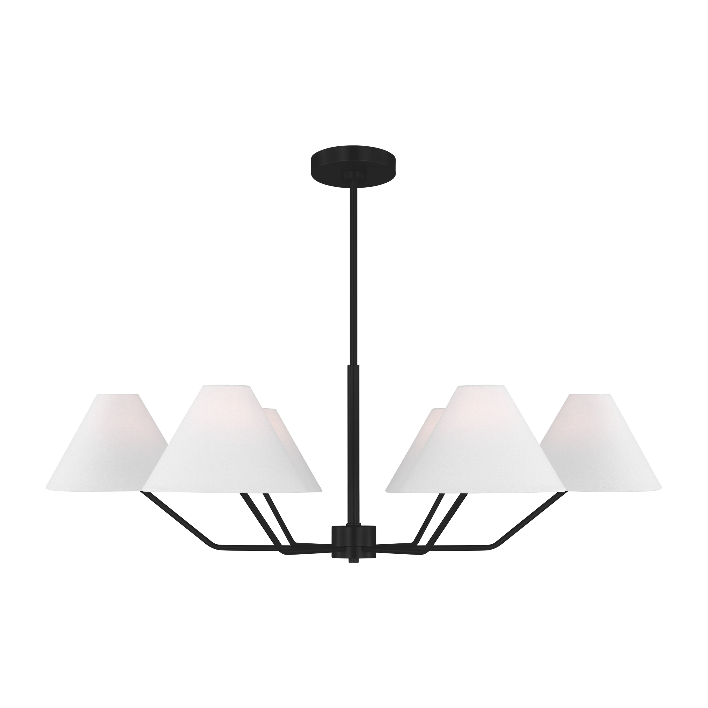 Burke Large Chandelier Midnight Black
