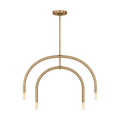 Hadden Small Chandelier Satin Brass