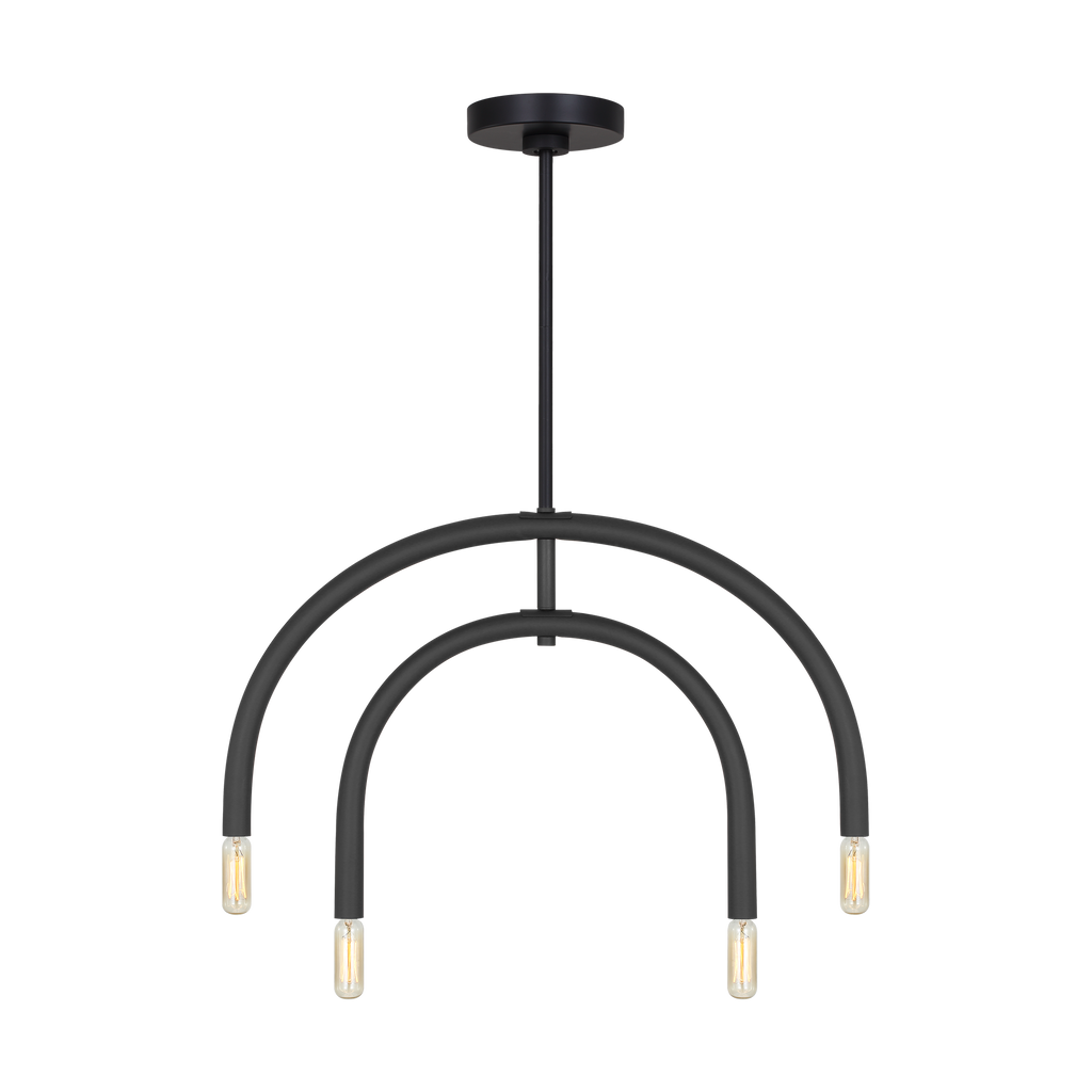 Hadden Medium Chandelier Midnight Black