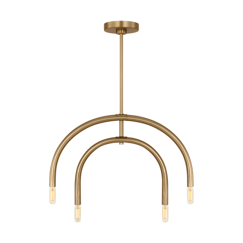 Hadden Medium Chandelier Satin Brass
