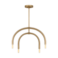 Hadden Medium Chandelier Satin Brass