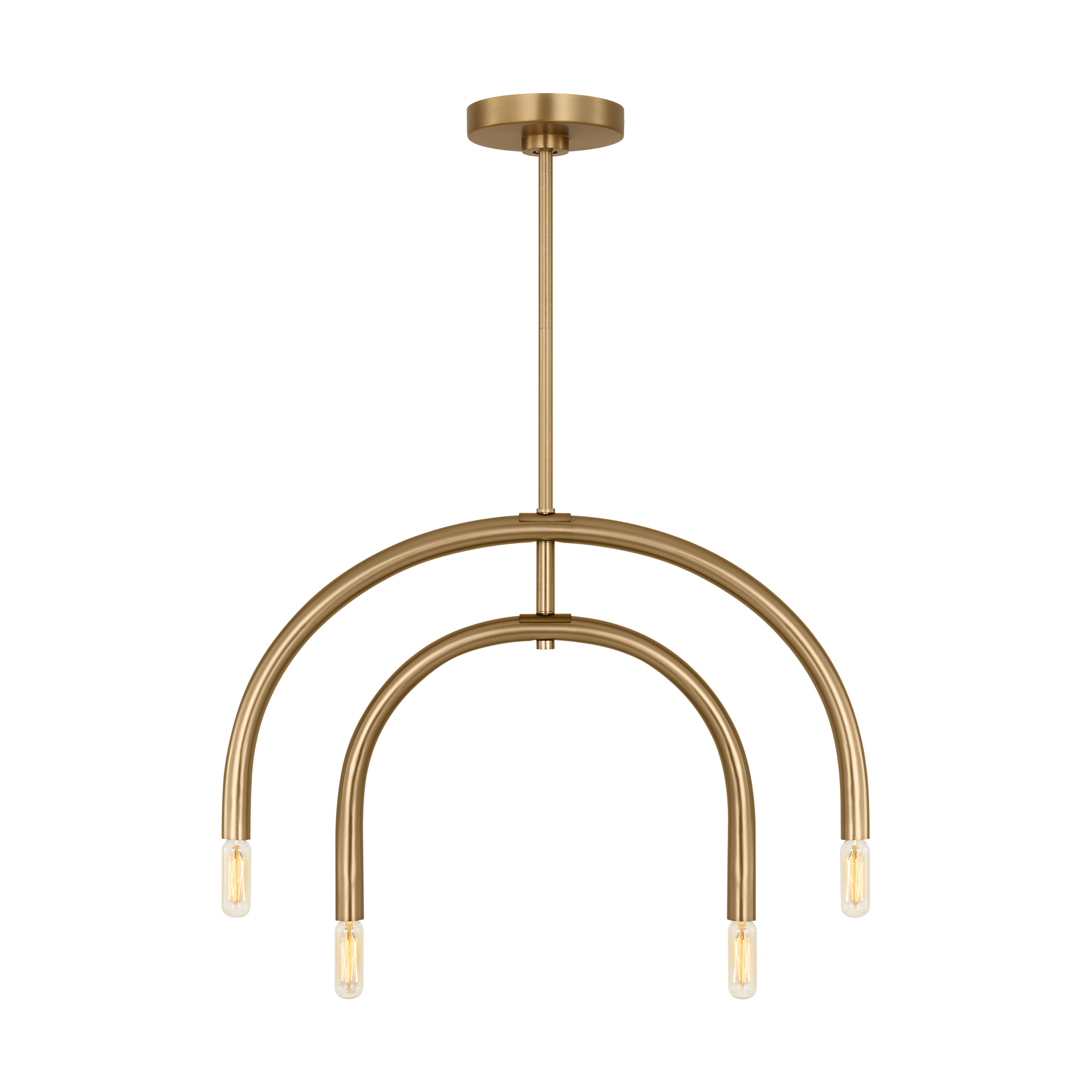 Hadden Medium Chandelier Satin Brass