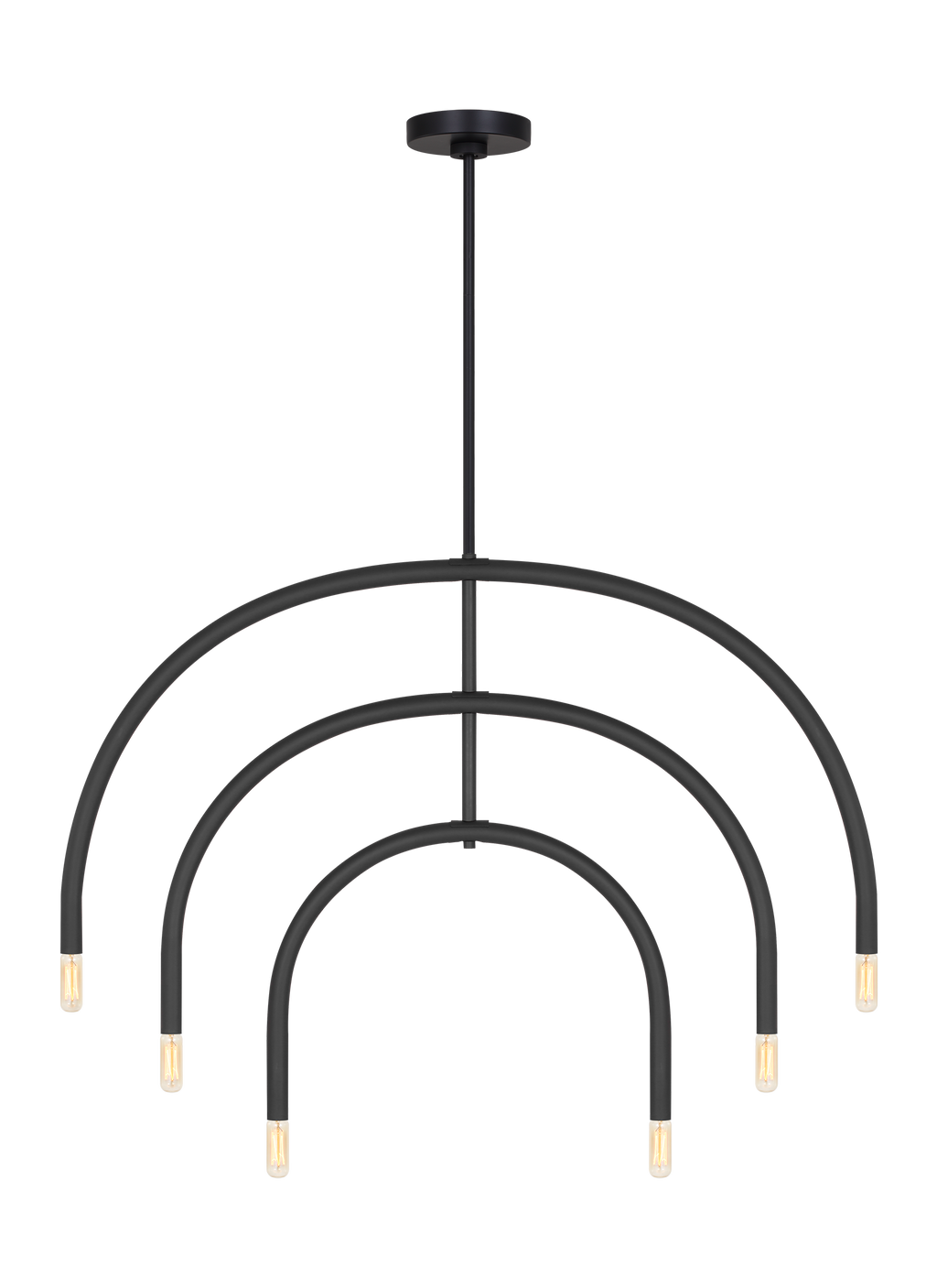 Hadden Large Chandelier Midnight Black
