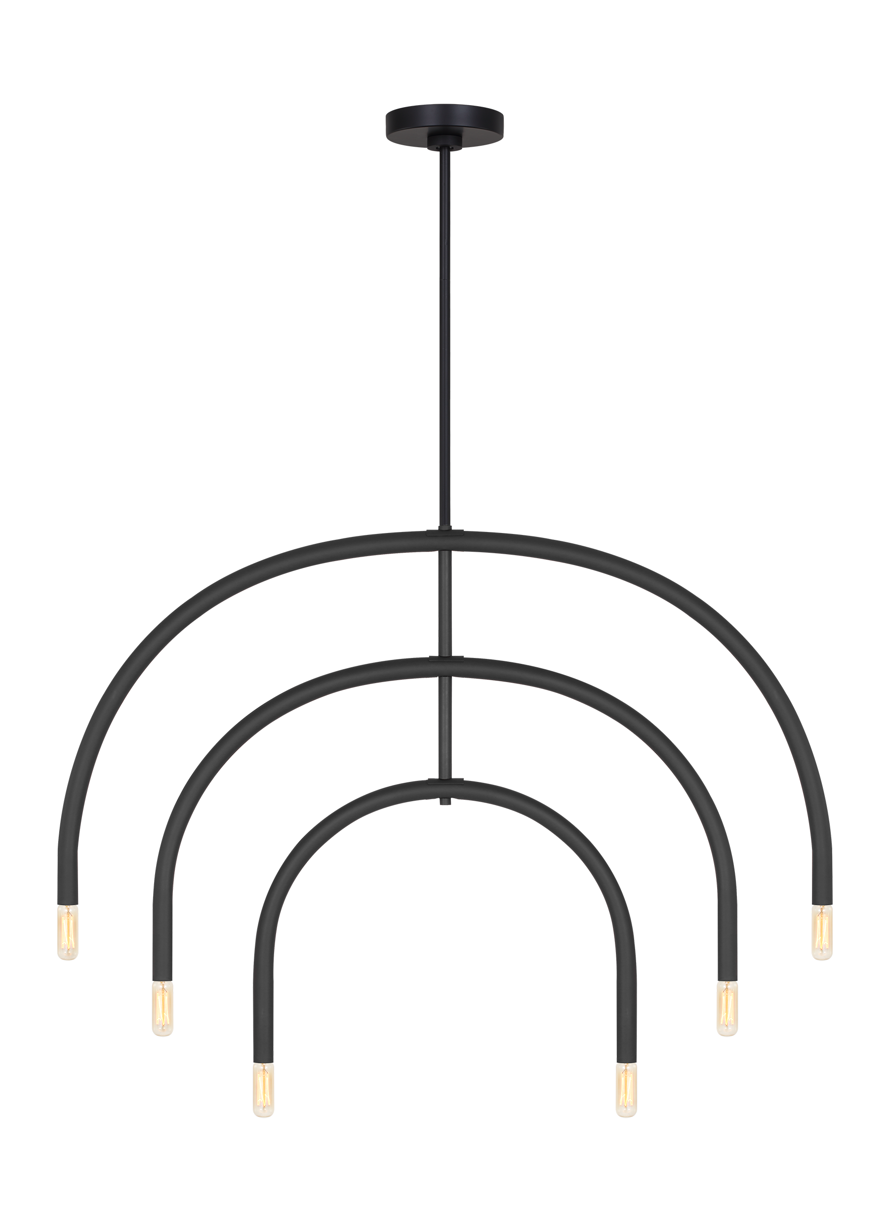Hadden Large Chandelier Midnight Black