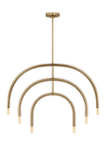 Hadden Large Chandelier Satin Brass