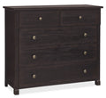 Driftwood Five-Drawer Chest | Burnt Timber