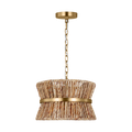 Thurlo Small Hanging Shade Satin Brass