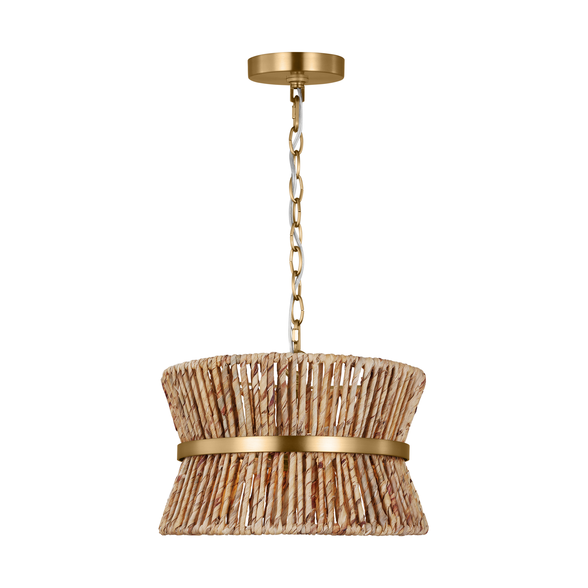 Thurlo Small Hanging Shade Satin Brass