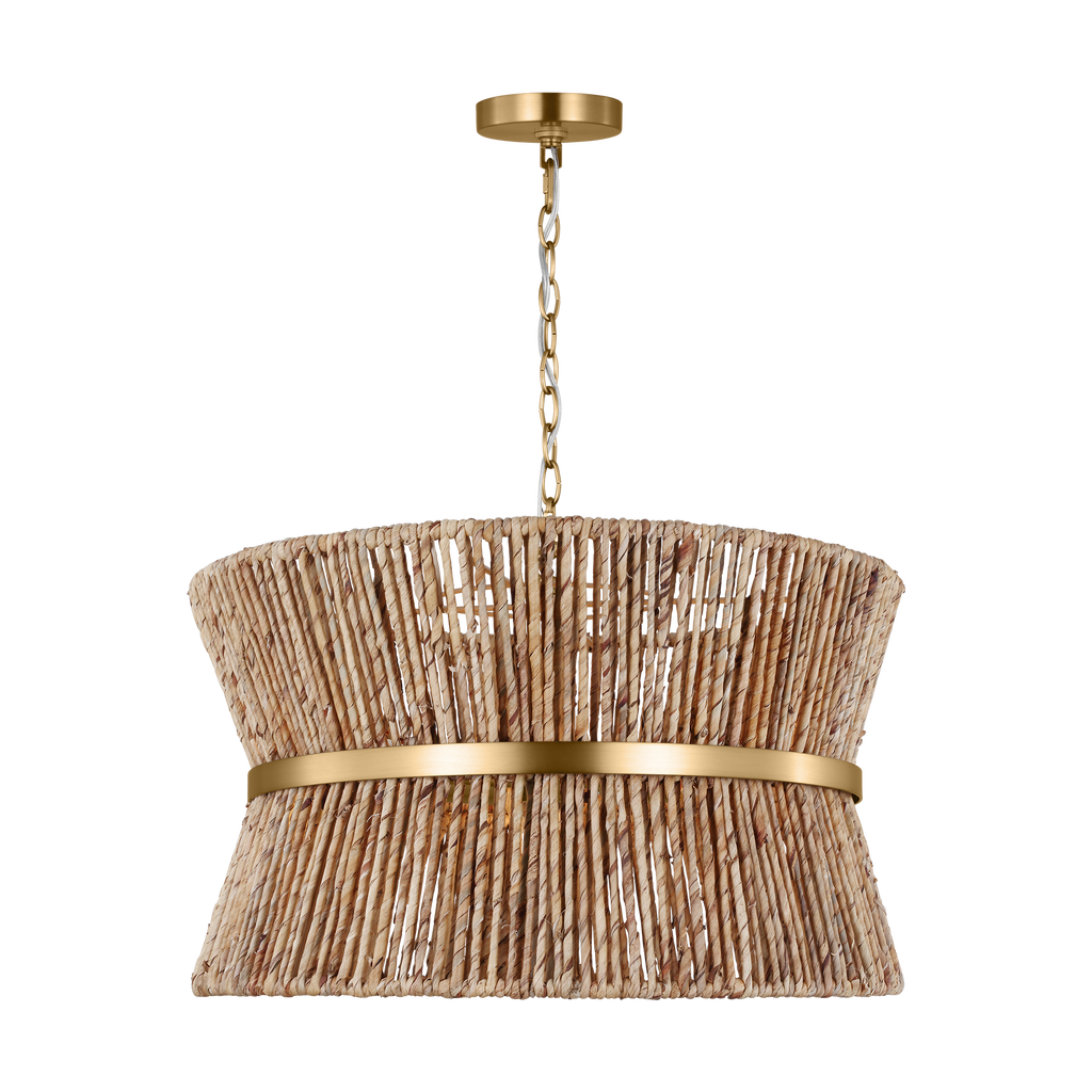 Thurlo Medium Hanging Shade Satin Brass