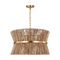 Thurlo Medium Hanging Shade Satin Brass