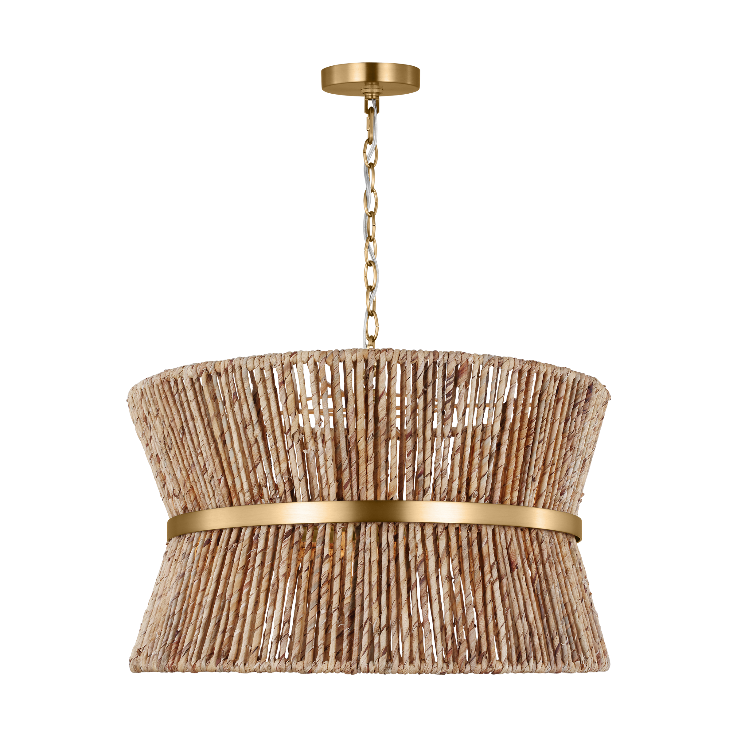 Thurlo Medium Hanging Shade Satin Brass