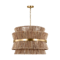 Thurlo Large Hanging Shade Satin Brass