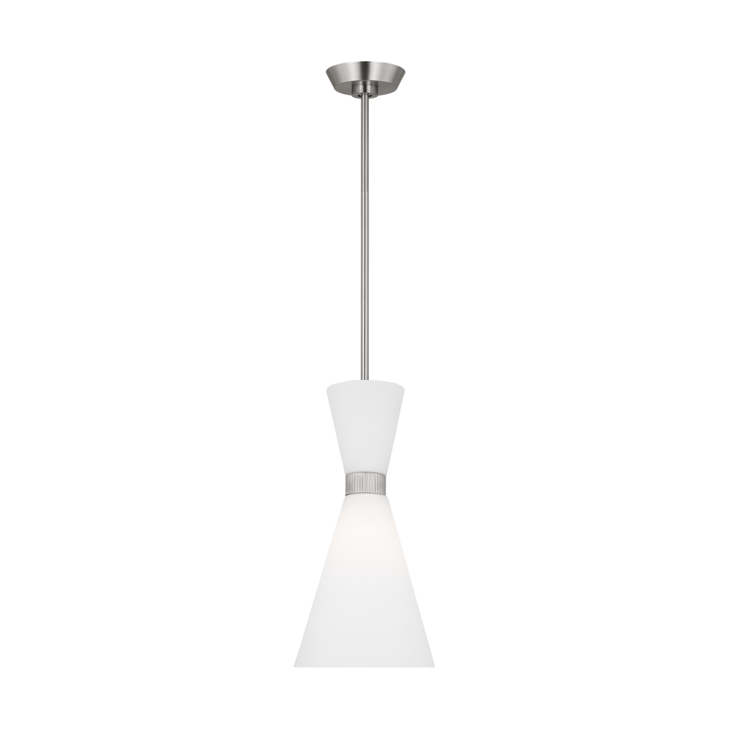 Belcarra Small Pendant Brushed Steel