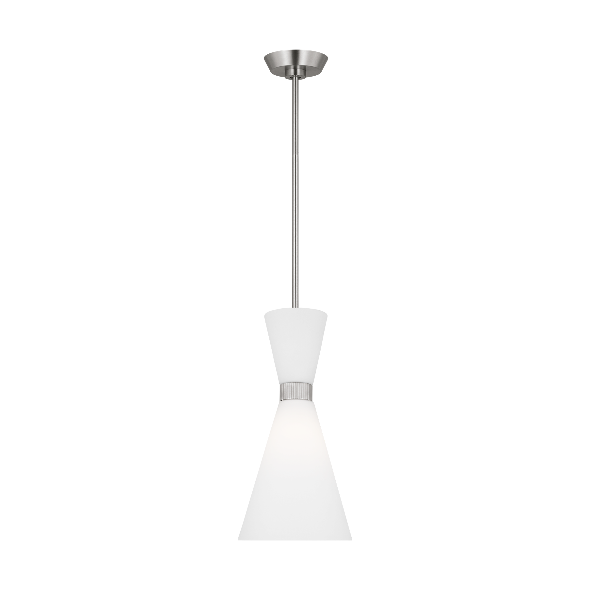 Belcarra Small Pendant Brushed Steel