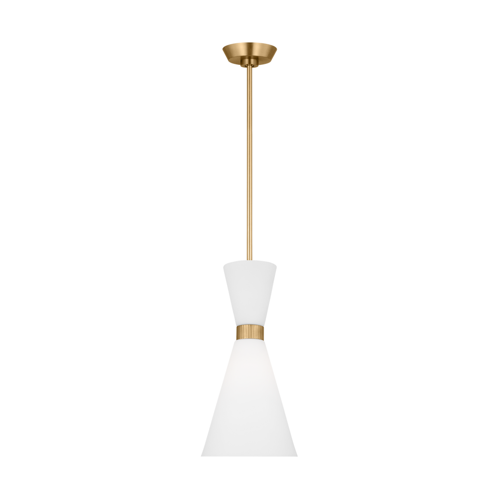 Belcarra Small Pendant Satin Brass