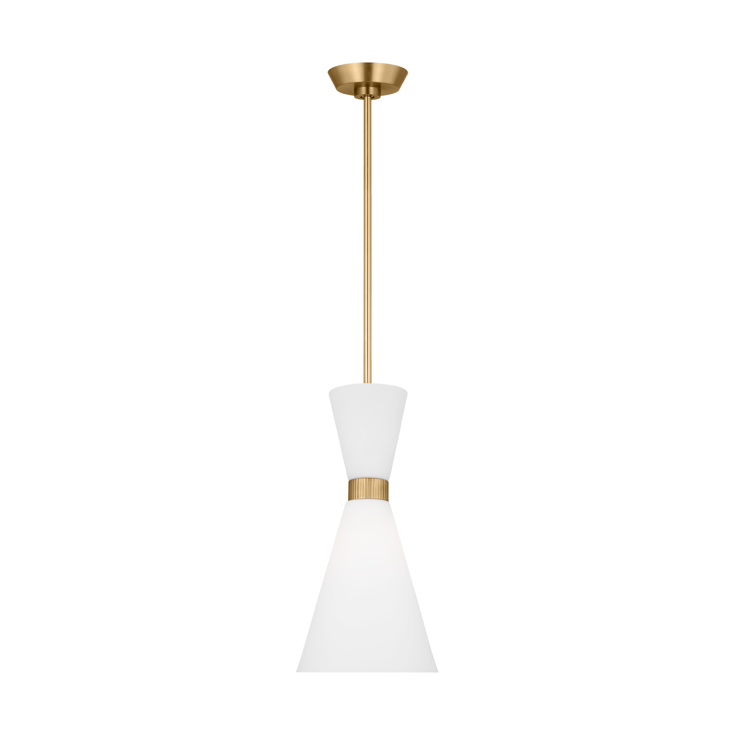 Belcarra Small Pendant Satin Brass