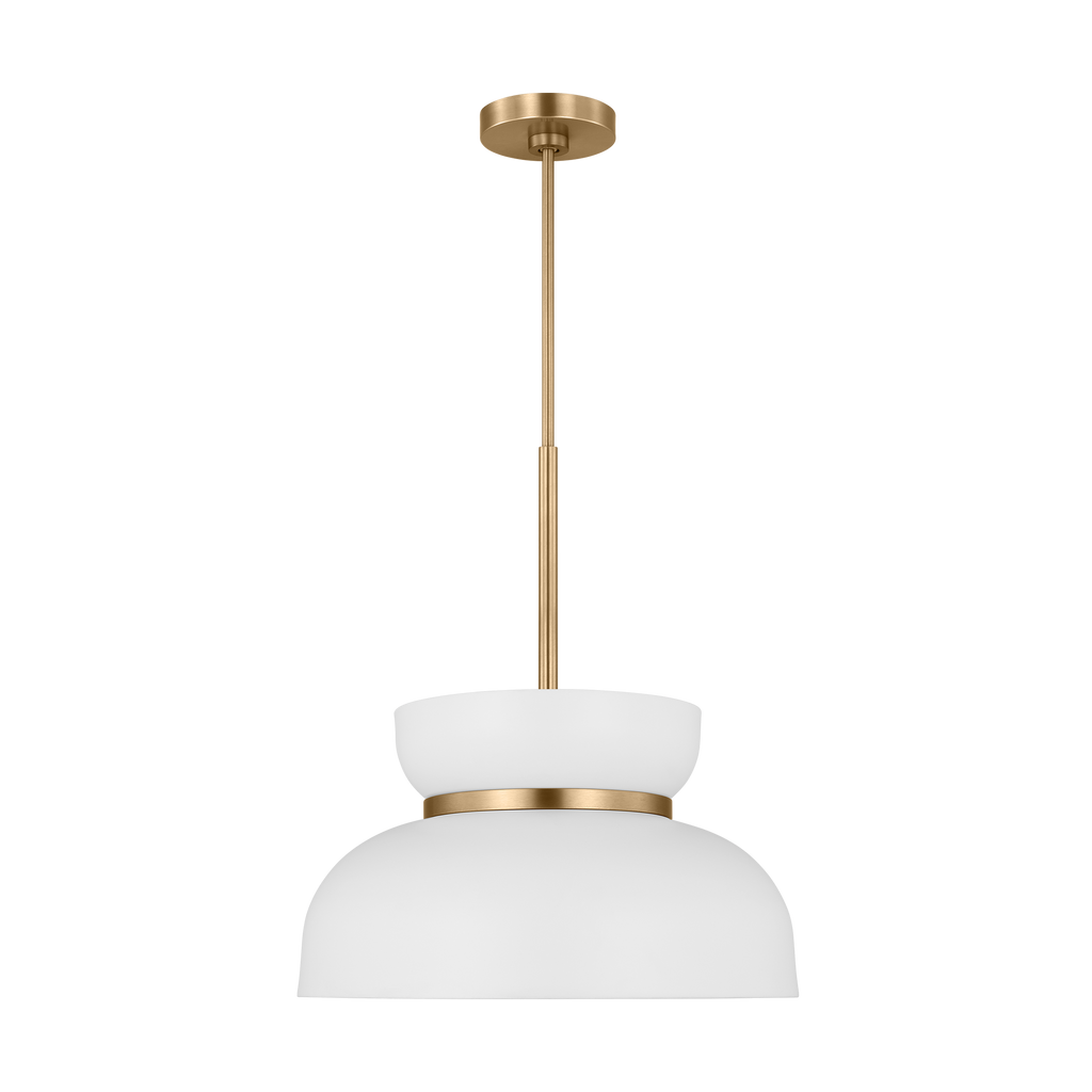 Pemberton Medium Pendant Matte White