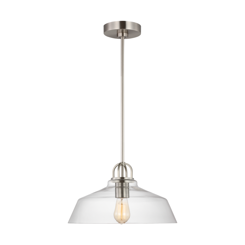 Payton Small Pendant Brushed Steel