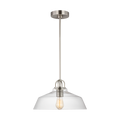 Payton Small Pendant Brushed Steel
