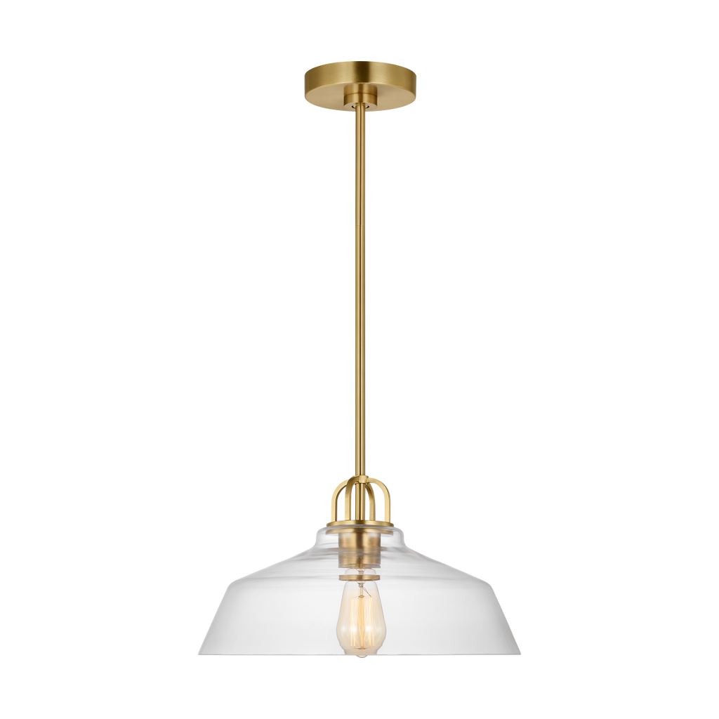 Payton Small Pendant Satin Brass
