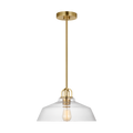 Payton Small Pendant Satin Brass