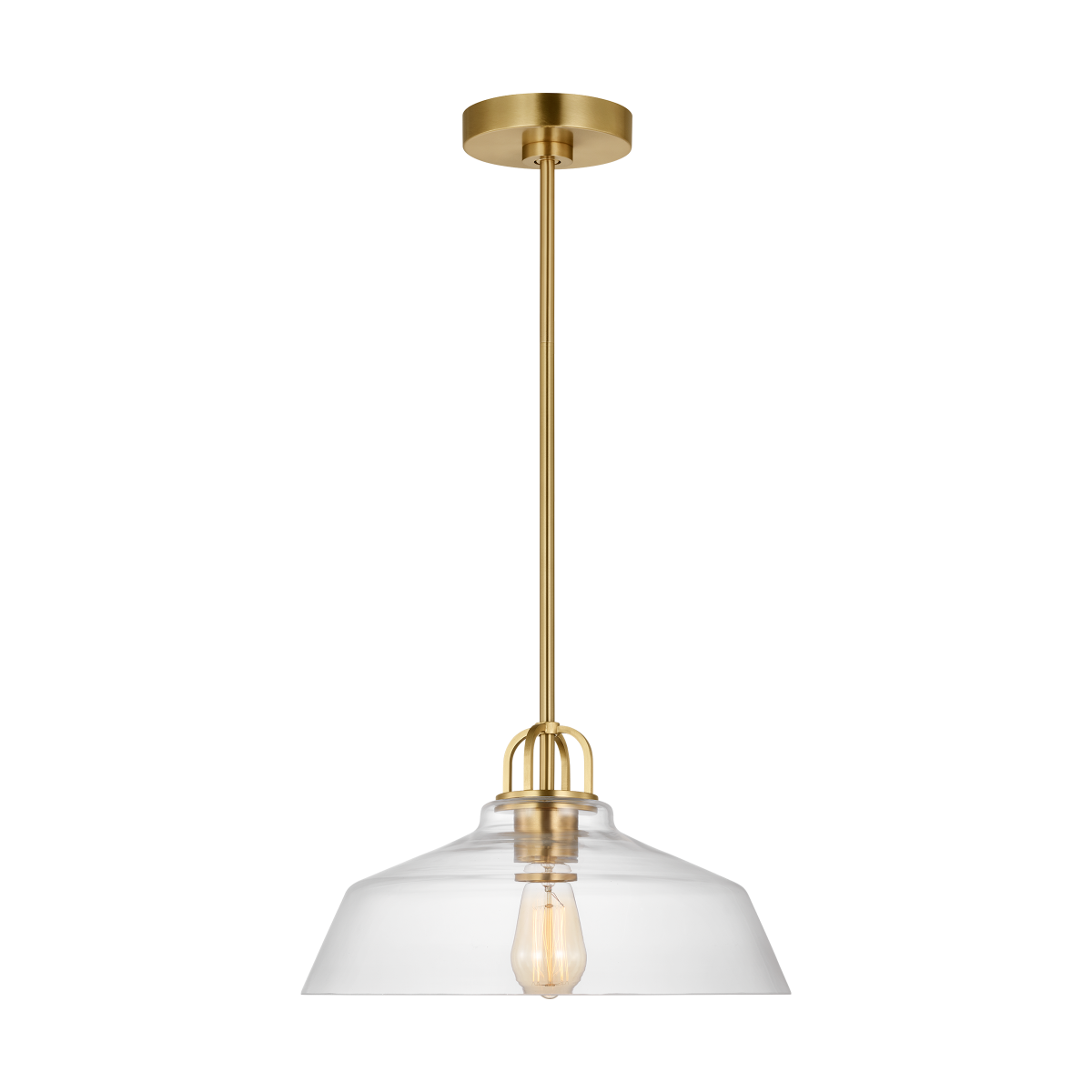 Payton Small Pendant Satin Brass