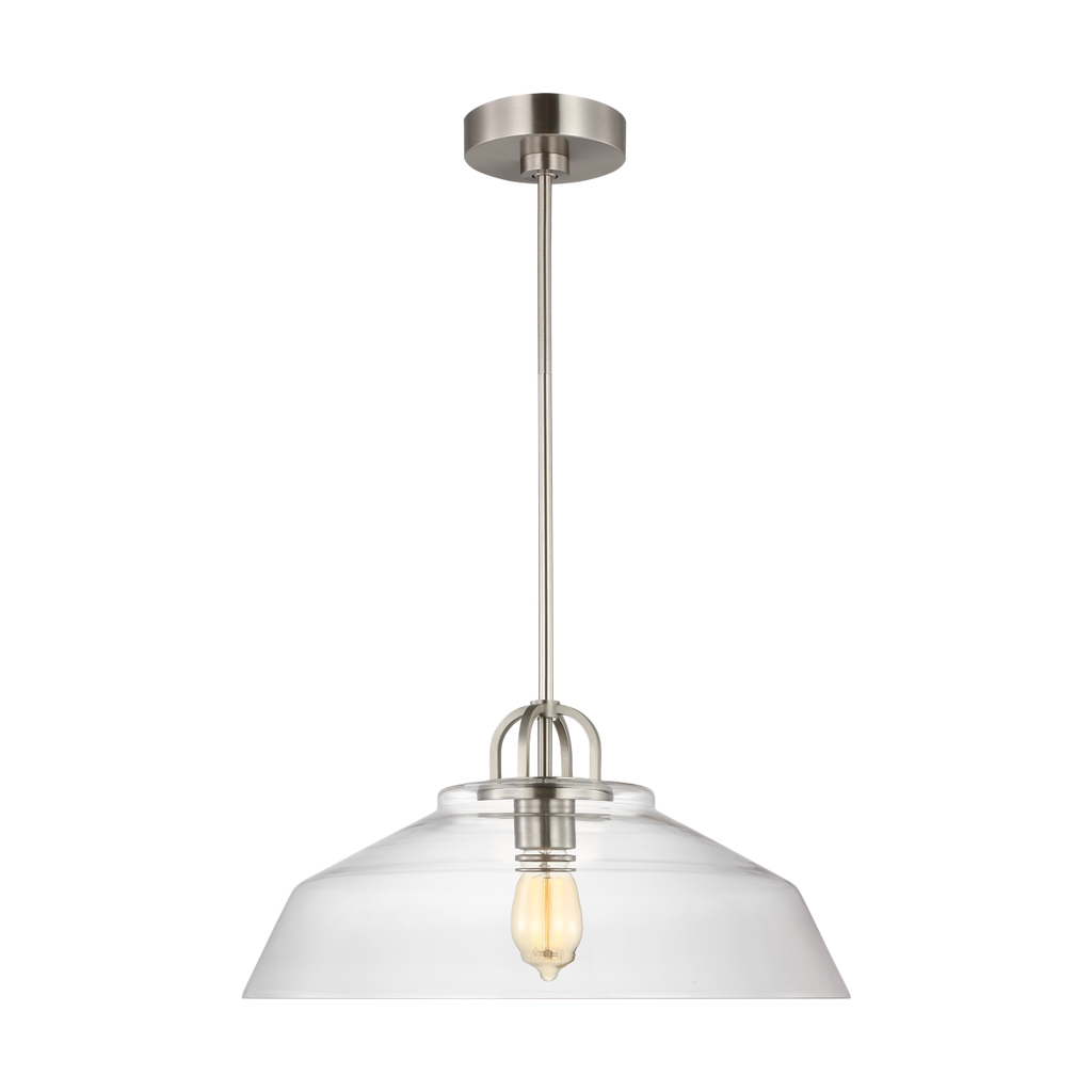 Payton Medium Pendant Brushed Steel