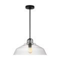 Payton Medium Pendant Midnight Black