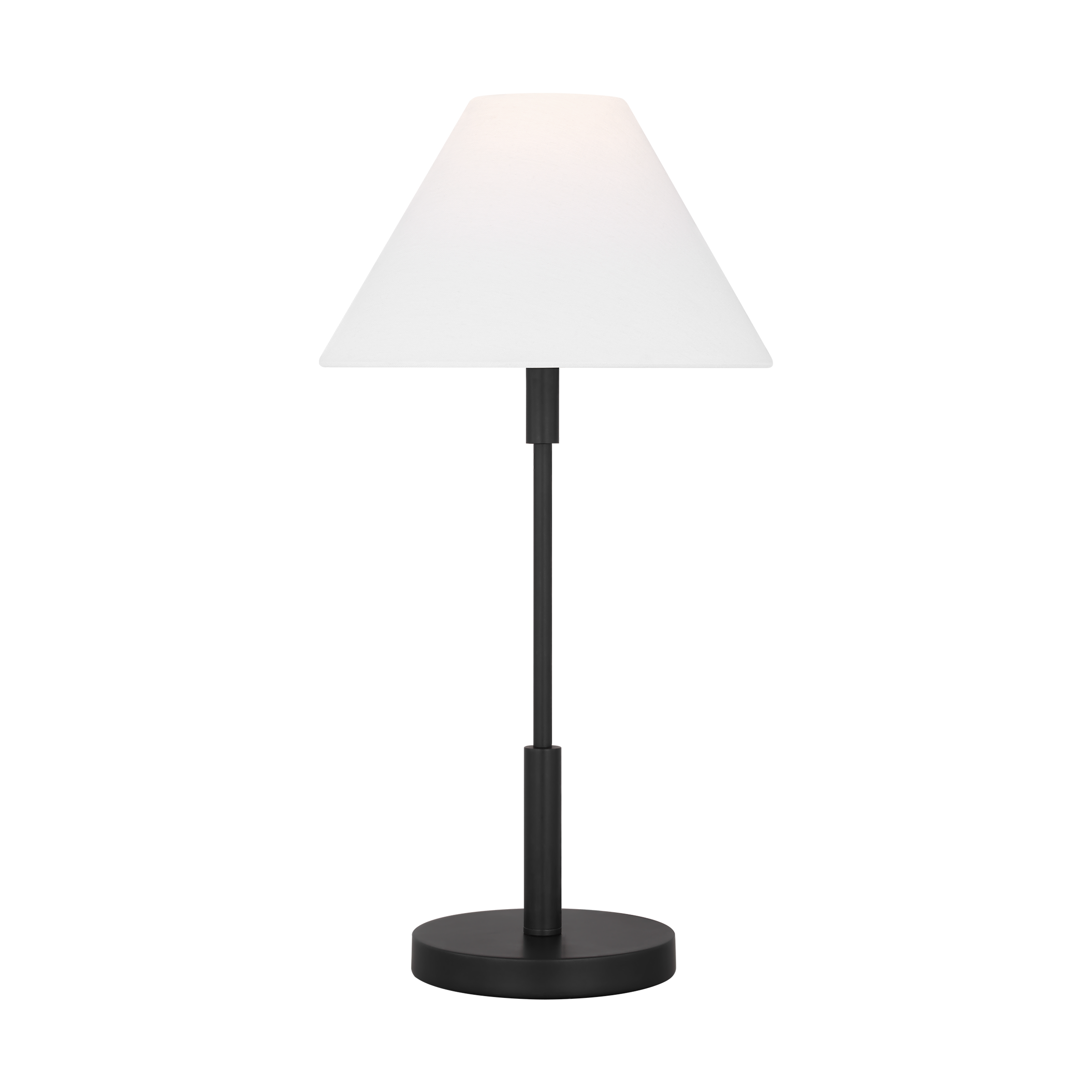 Porteau Medium Table Lamp Midnight Black Bulbs Inc