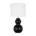 Buckley Medium Table Lamp Gloss Black Bulbs Inc