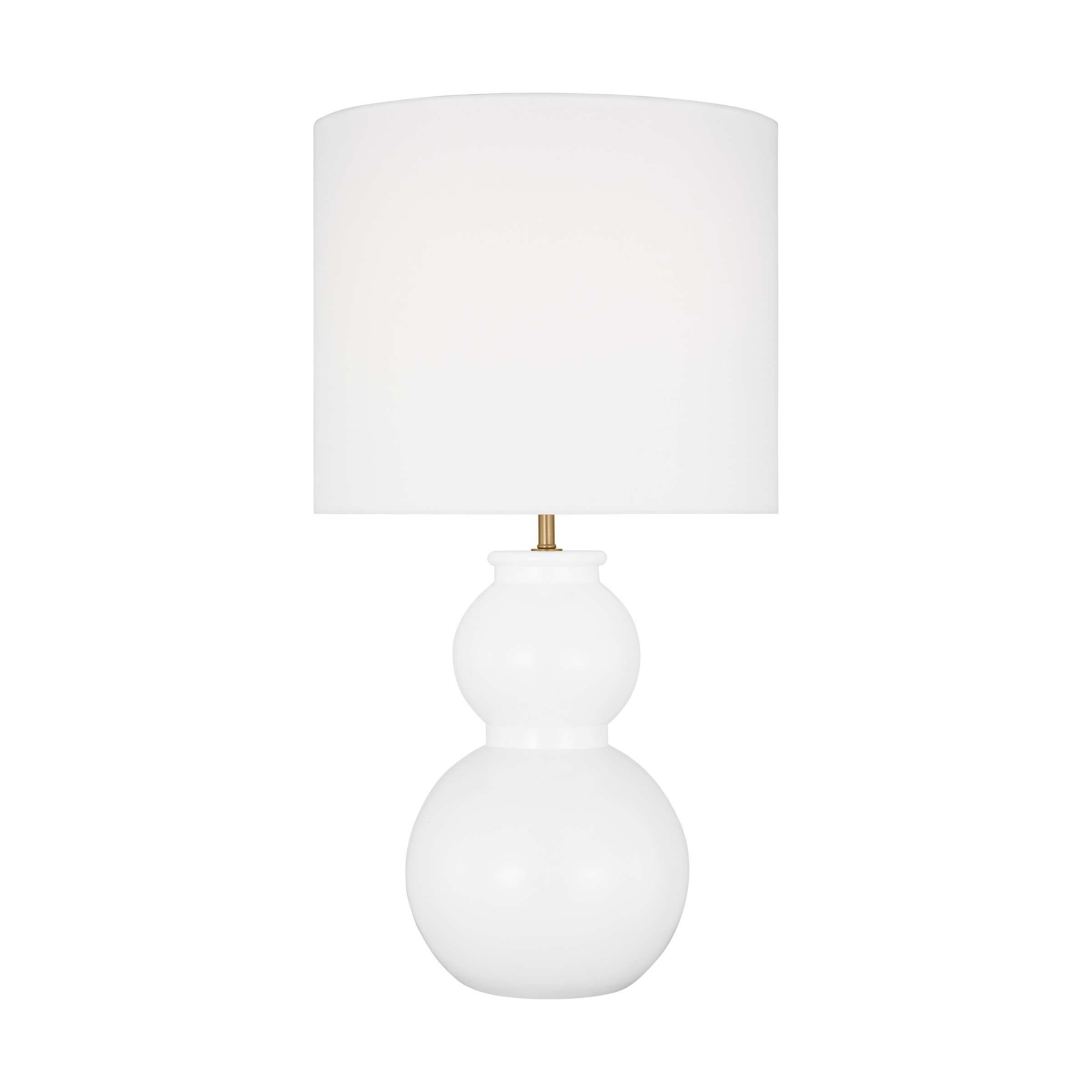 Buckley Medium Table Lamp Gloss White Bulbs Inc