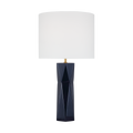 Fernwood Medium Table Lamp Gloss Navy Bulbs Inc