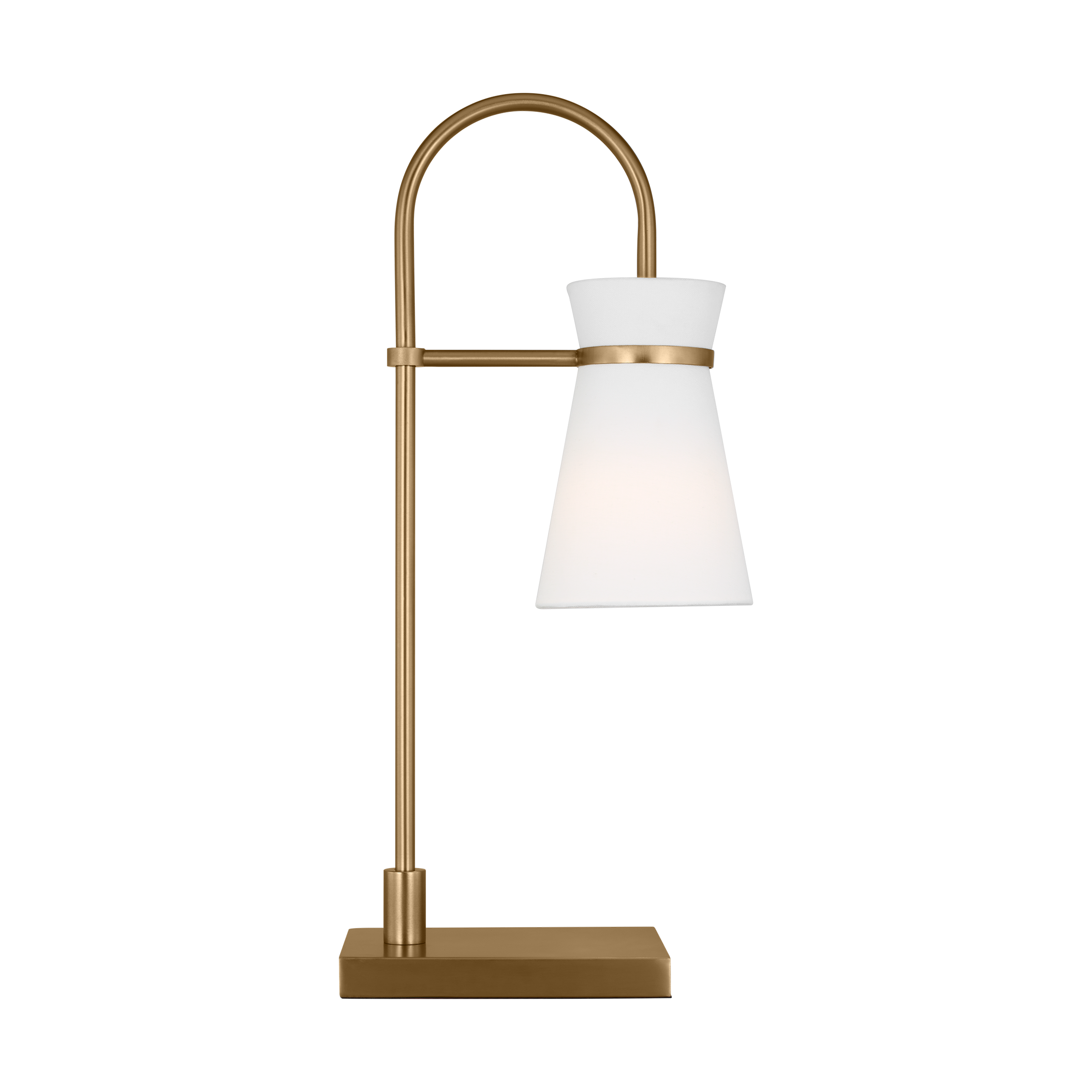Binx Medium Task Table Lamp Satin Brass Bulbs Inc
