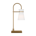 Binx Medium Task Table Lamp Satin Brass Bulbs Inc