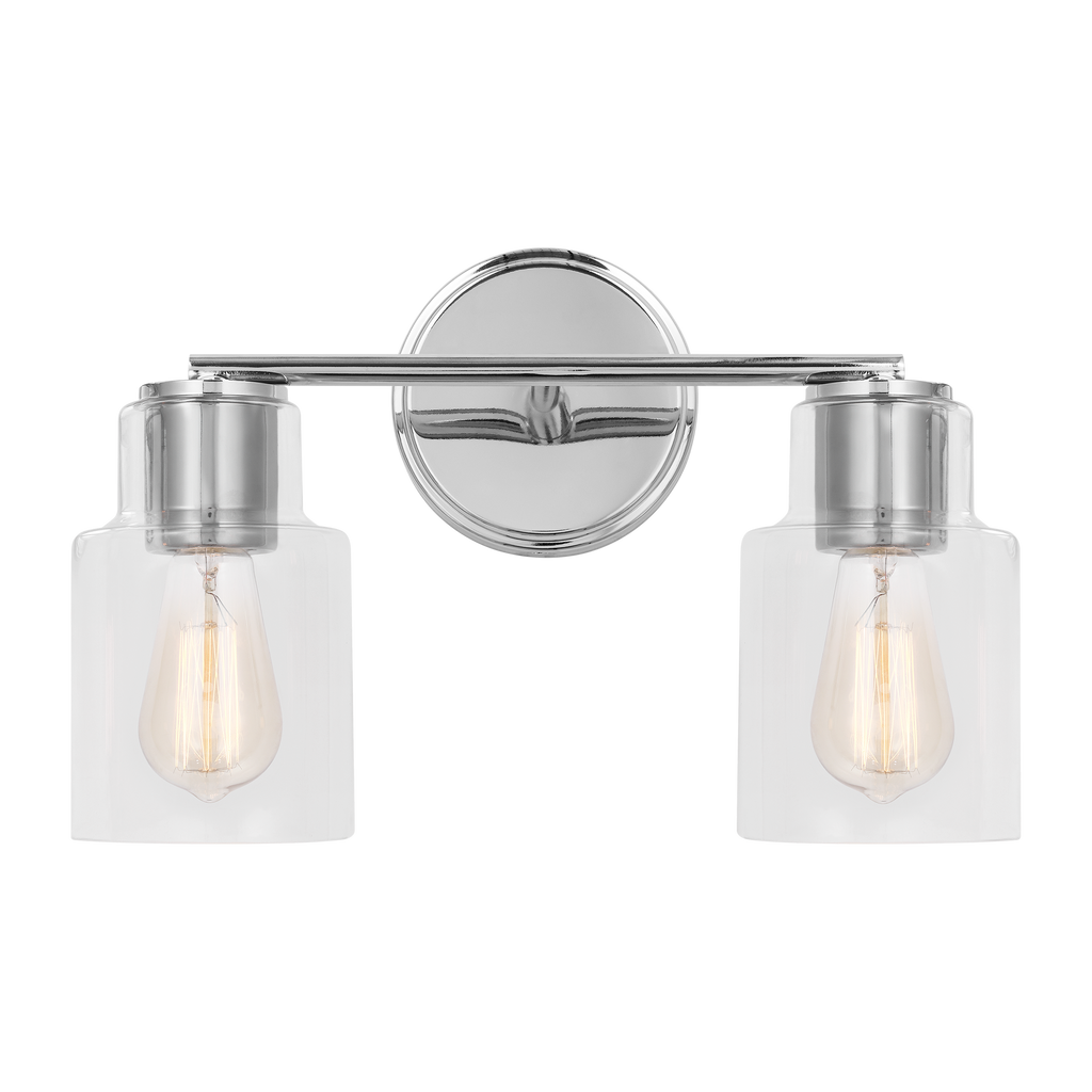 Sayward 2-Light Bath Sconce | Chrome Bulb(s) Not Included