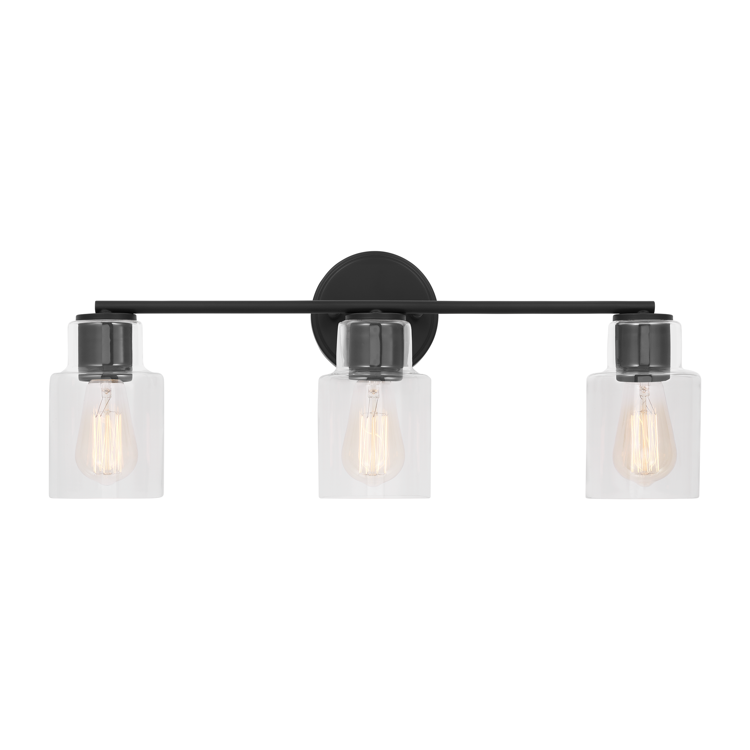 Sayward 3-Light Bath Sconce | Midnight Black Bulb(s) Not Included