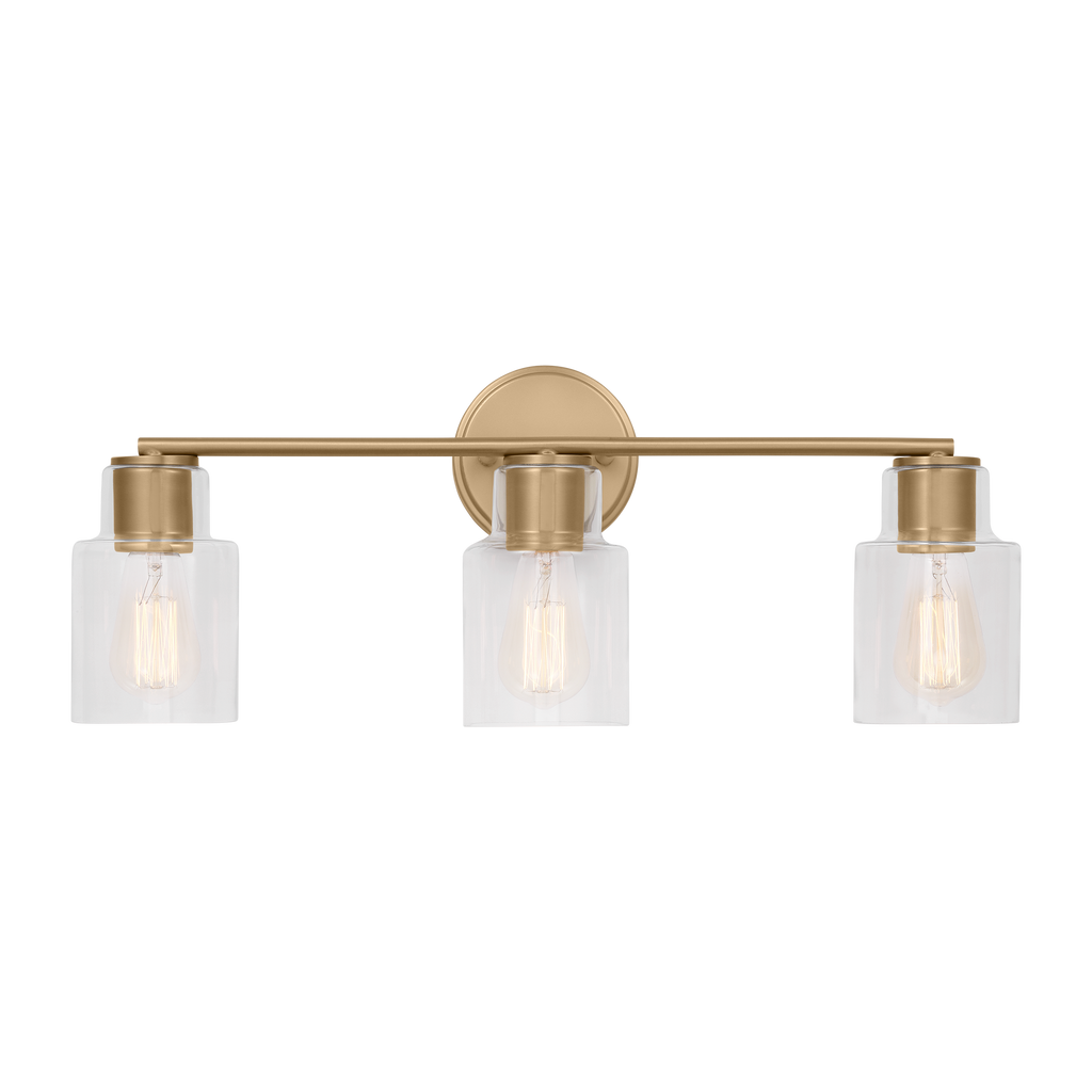 Sayward 3-Light Bath Sconce | Satin Brass Bulb(s) Not Included