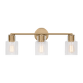 Sayward 3-Light Bath Sconce | Satin Brass Bulb(s) Not Included
