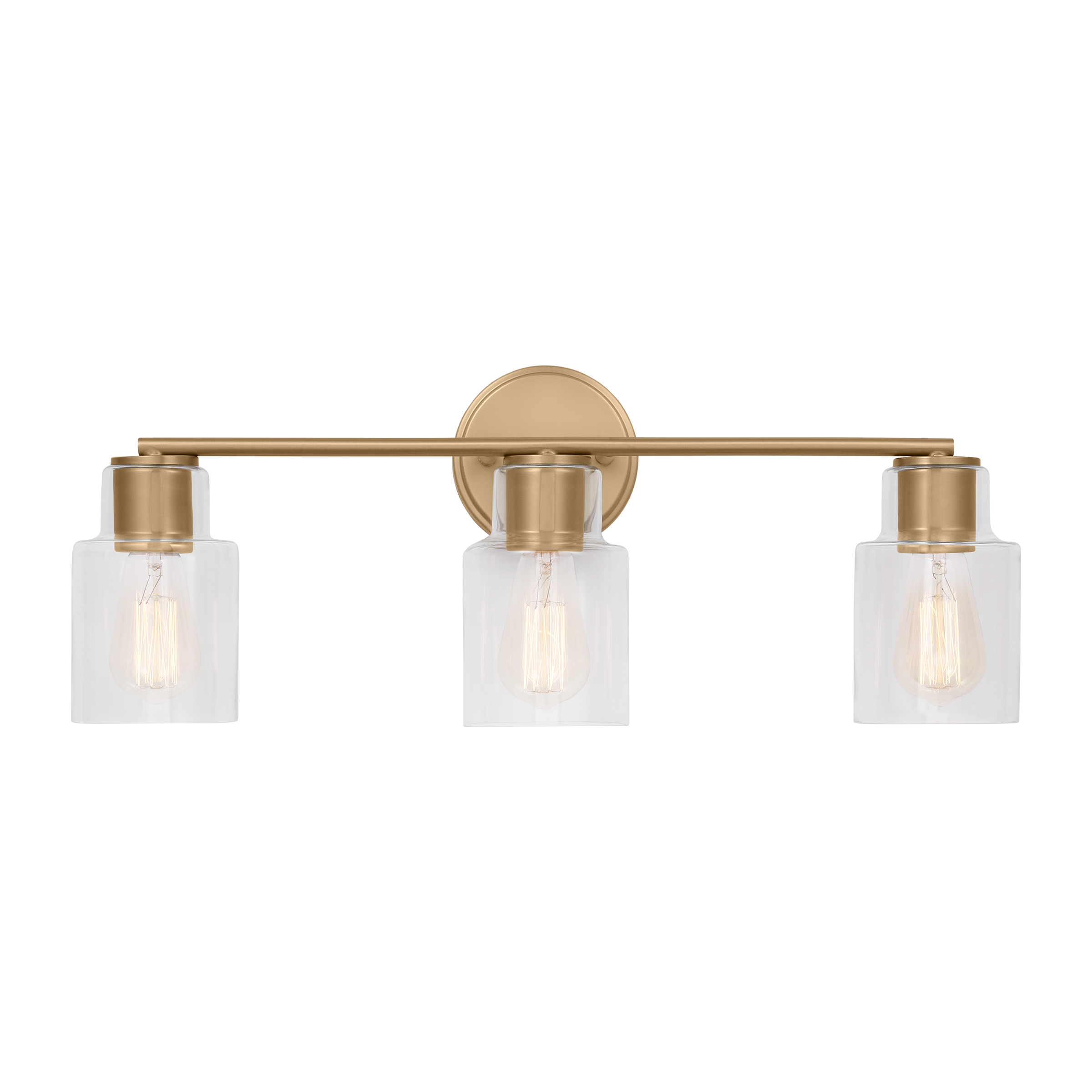 Sayward 3-Light Bath Sconce | Satin Brass Bulb(s) Not Included