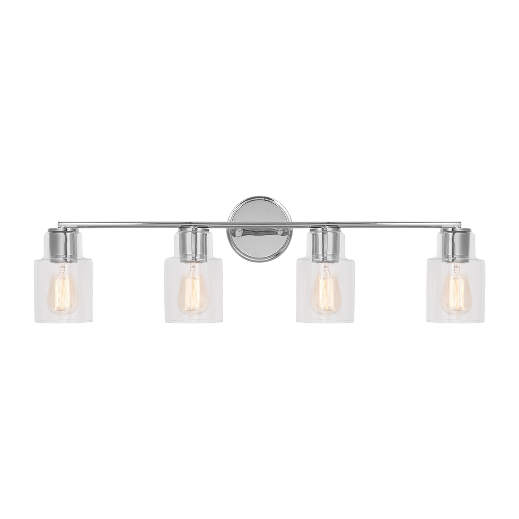 Sayward 4-Light Bath Sconce | Chrome Bulb(s) Not Included