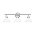 Belcarra 3 - Light Vanity Brushed Steel