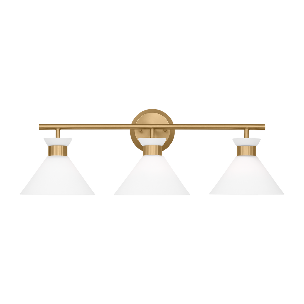 Belcarra 3 - Light Vanity Satin Brass
